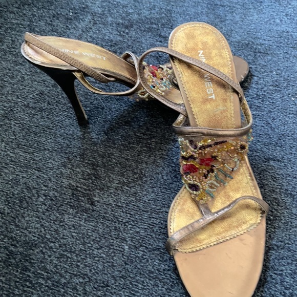 Nine West Beaded Heels - Picture 2 of 5